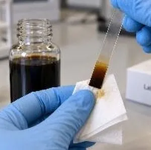 Prepare. Gently blot excess liquid